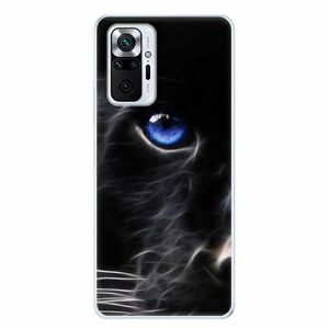 Odolné silikonové pouzdro iSaprio - Black Puma - Xiaomi Redmi Note 10 Pro obraz