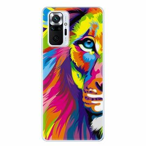 Odolné silikonové pouzdro iSaprio - Rainbow Lion - Xiaomi Redmi Note 10 Pro obraz