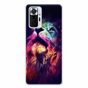 Odolné silikonové pouzdro iSaprio - Lion in Colors - Xiaomi Redmi Note 10 Pro obraz