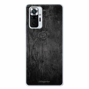 Odolné silikonové pouzdro iSaprio - Black Wood 13 - Xiaomi Redmi Note 10 Pro obraz