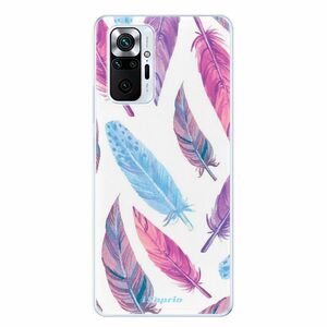 Odolné silikonové pouzdro iSaprio - Feather Pattern 10 - Xiaomi Redmi Note 10 Pro obraz