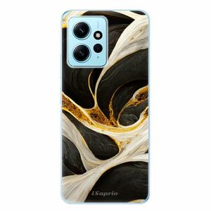 Odolné silikonové pouzdro iSaprio - Black and Gold - Xiaomi Redmi Note 12 5G obraz