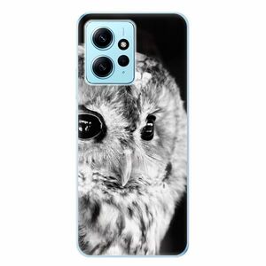 Odolné silikonové pouzdro iSaprio - BW Owl - Xiaomi Redmi Note 12 5G obraz