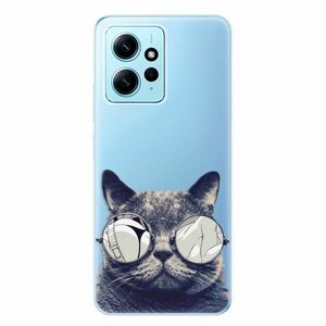 Odolné silikonové pouzdro iSaprio - Crazy Cat 01 - Xiaomi Redmi Note 12 5G obraz