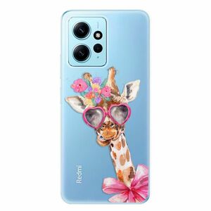 Odolné silikonové pouzdro iSaprio - Lady Giraffe - Xiaomi Redmi Note 12 5G obraz