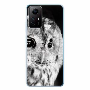 Odolné silikonové pouzdro iSaprio - BW Owl - Xiaomi Redmi Note 12S obraz