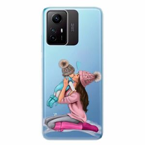 Odolné silikonové pouzdro iSaprio - Kissing Mom - Brunette and Boy - Xiaomi Redmi Note 12S obraz