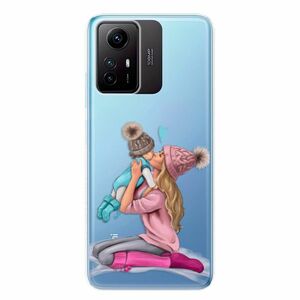 Odolné silikonové pouzdro iSaprio - Kissing Mom - Blond and Boy - Xiaomi Redmi Note 12S obraz