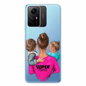 Odolné silikonové pouzdro iSaprio - Super Mama - Boy and Girl - Xiaomi Redmi Note 12S obraz