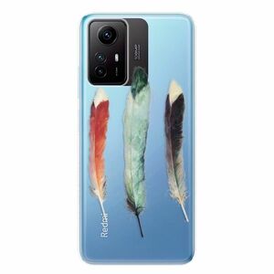 Odolné silikonové pouzdro iSaprio - Three Feathers - Xiaomi Redmi Note 12S obraz