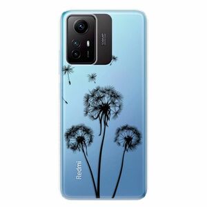 Odolné silikonové pouzdro iSaprio - Three Dandelions - black - Xiaomi Redmi Note 12S obraz