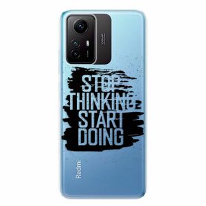 Odolné silikonové pouzdro iSaprio - Start Doing - black - Xiaomi Redmi Note 12S obraz