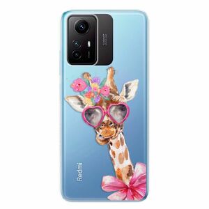 Odolné silikonové pouzdro iSaprio - Lady Giraffe - Xiaomi Redmi Note 12S obraz