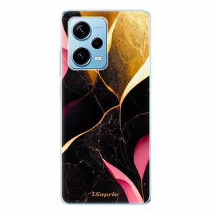 Odolné silikonové pouzdro iSaprio - Gold Pink Marble - Xiaomi Redmi Note 12 Pro 5G / Poco X5 Pro 5G obraz