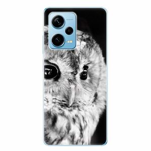 Odolné silikonové pouzdro iSaprio - BW Owl - Xiaomi Redmi Note 12 Pro 5G / Poco X5 Pro 5G obraz