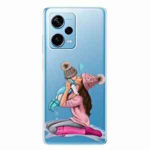 Odolné silikonové pouzdro iSaprio - Kissing Mom - Brunette and Boy - Xiaomi Redmi Note 12 Pro 5G / Poco X5 Pro 5G obraz