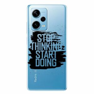 Odolné silikonové pouzdro iSaprio - Start Doing - black - Xiaomi Redmi Note 12 Pro 5G / Poco X5 Pro 5G obraz