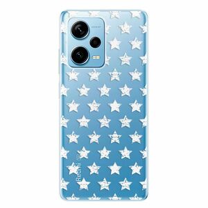 Odolné silikonové pouzdro iSaprio - Stars Pattern - white - Xiaomi Redmi Note 12 Pro 5G / Poco X5 Pro 5G obraz