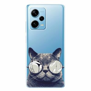 Odolné silikonové pouzdro iSaprio - Crazy Cat 01 - Xiaomi Redmi Note 12 Pro 5G / Poco X5 Pro 5G obraz