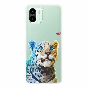 Odolné silikonové pouzdro iSaprio - Leopard With Butterfly - Xiaomi Redmi A1 / A2 obraz