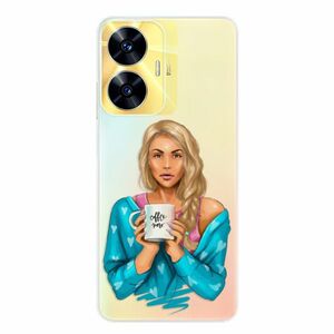 Odolné silikonové pouzdro iSaprio - Coffe Now - Blond - Realme C55 obraz