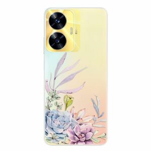 Odolné silikonové pouzdro iSaprio - Succulent 01 - Realme C55 obraz