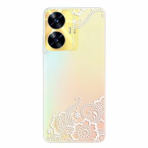 Odolné silikonové pouzdro iSaprio - White Lace 02 - Realme C55 obraz