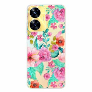 Odolné silikonové pouzdro iSaprio - Flower Pattern 01 - Realme C55 obraz