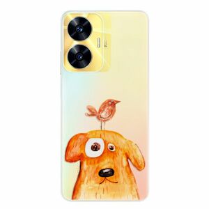 Odolné silikonové pouzdro iSaprio - Dog And Bird - Realme C55 obraz