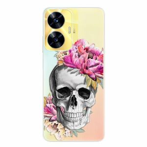 Odolné silikonové pouzdro iSaprio - Pretty Skull - Realme C55 obraz