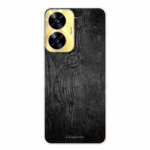 Odolné silikonové pouzdro iSaprio - Black Wood 13 - Realme C55 obraz