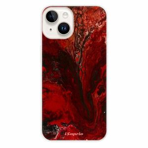 Odolné silikonové pouzdro iSaprio - RedMarble 17 - iPhone 15 obraz