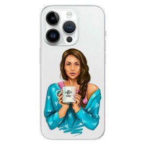 Odolné silikonové pouzdro iSaprio - Coffe Now - Brunette - iPhone 15 Pro obraz