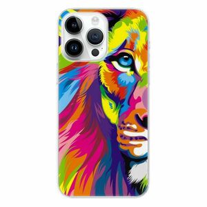 Odolné silikonové pouzdro iSaprio - Rainbow Lion - iPhone 15 Pro Max obraz