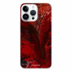 Odolné silikonové pouzdro iSaprio - RedMarble 17 - iPhone 15 Pro Max obraz