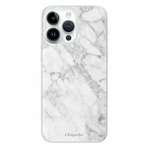 Odolné silikonové pouzdro iSaprio - SilverMarble 14 - iPhone 14 Pro Max obraz