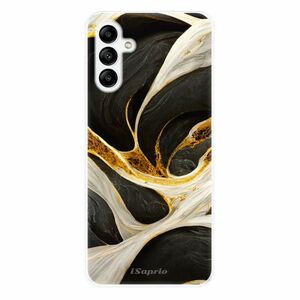 Odolné silikonové pouzdro iSaprio - Black and Gold - Samsung Galaxy A04s obraz