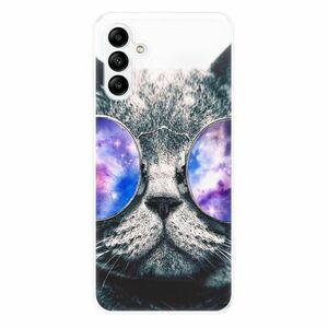 Odolné silikonové pouzdro iSaprio - Galaxy Cat - Samsung Galaxy A04s obraz