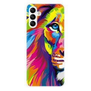 Odolné silikonové pouzdro iSaprio - Rainbow Lion - Samsung Galaxy A04s obraz