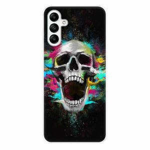 Odolné silikonové pouzdro iSaprio - Skull in Colors - Samsung Galaxy A04s obraz