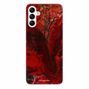 Odolné silikonové pouzdro iSaprio - RedMarble 17 - Samsung Galaxy A04s obraz