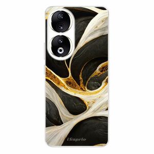 Odolné silikonové pouzdro iSaprio - Black and Gold - Honor 90 5G obraz