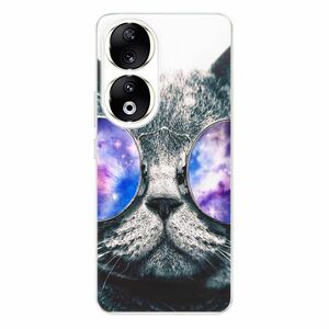 Odolné silikonové pouzdro iSaprio - Galaxy Cat - Honor 90 5G obraz