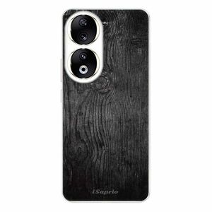 Odolné silikonové pouzdro iSaprio - Black Wood 13 - Honor 90 5G obraz