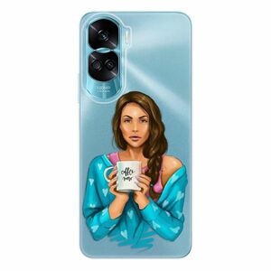 Odolné silikonové pouzdro iSaprio - Coffe Now - Brunette - Honor 90 Lite 5G obraz