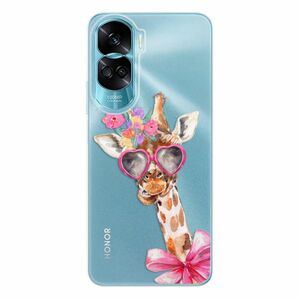 Odolné silikonové pouzdro iSaprio - Lady Giraffe - Honor 90 Lite 5G obraz