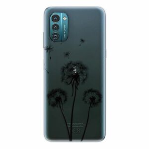 Odolné silikonové pouzdro iSaprio - Three Dandelions - black - Nokia G11 / G21 obraz