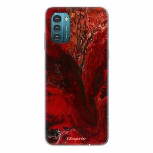 Odolné silikonové pouzdro iSaprio - RedMarble 17 - Nokia G11 / G21 obraz