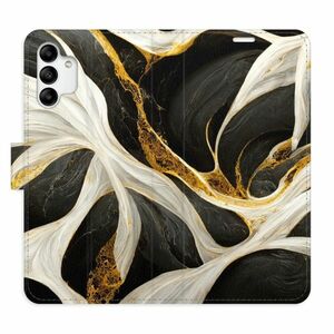 Flipové pouzdro iSaprio - BlackGold Marble - Samsung Galaxy A04s obraz