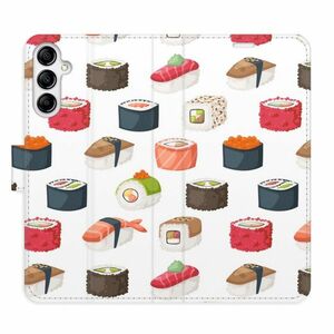 Flipové pouzdro iSaprio - Sushi Pattern 02 - Samsung Galaxy A14 / A14 5G obraz